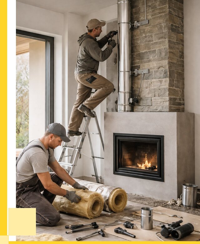 Монтаж дымоходов для каминов в Оренбурге от 15254 р. ЭриданРнб