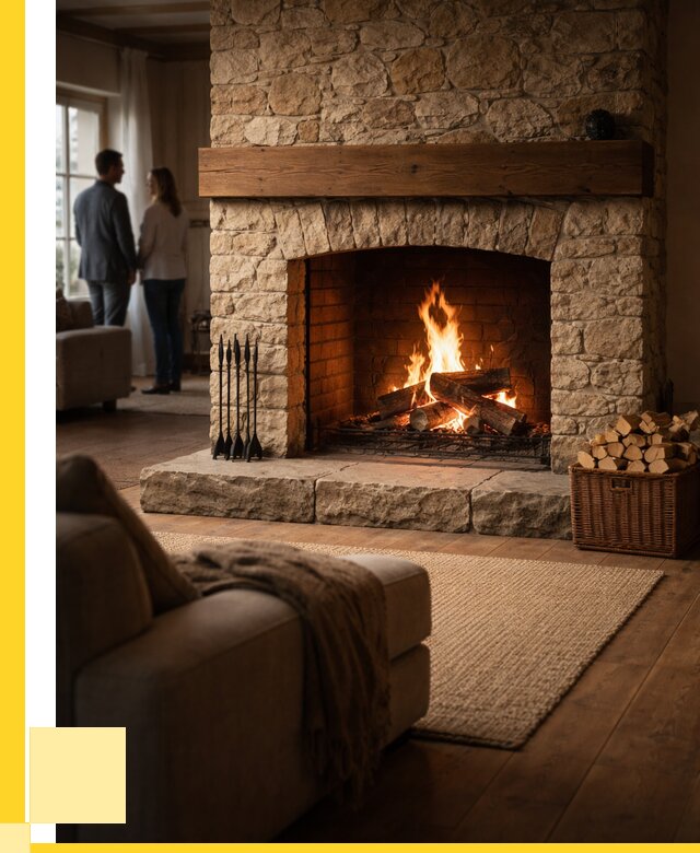 Открытые камины под ключ в Оренбурге от 152535 р. ЭриданРнб