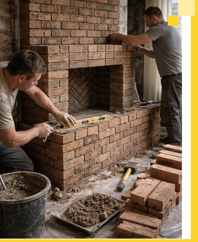 Изготовление и установка кирпичных каминов в Оренбурге