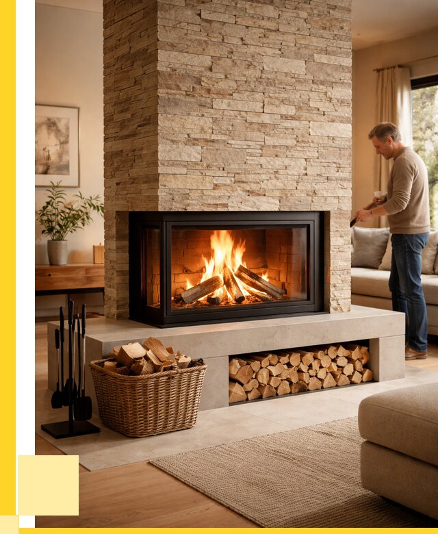 Дровяной камин под ключ в Оренбурге от 203380 р. | ЭриданРнб