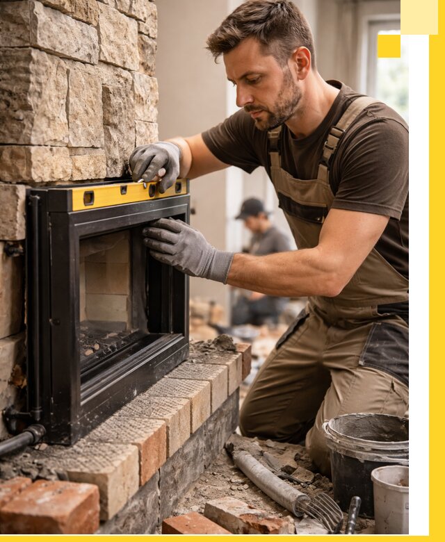 Дровяные камины под ключ в Оренбурге: монтаж, обустройство