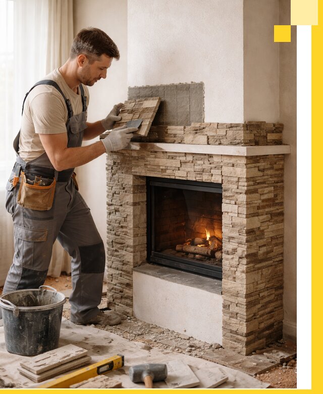 Изготовление и монтаж каминов для дома под ключ в Оренбурге