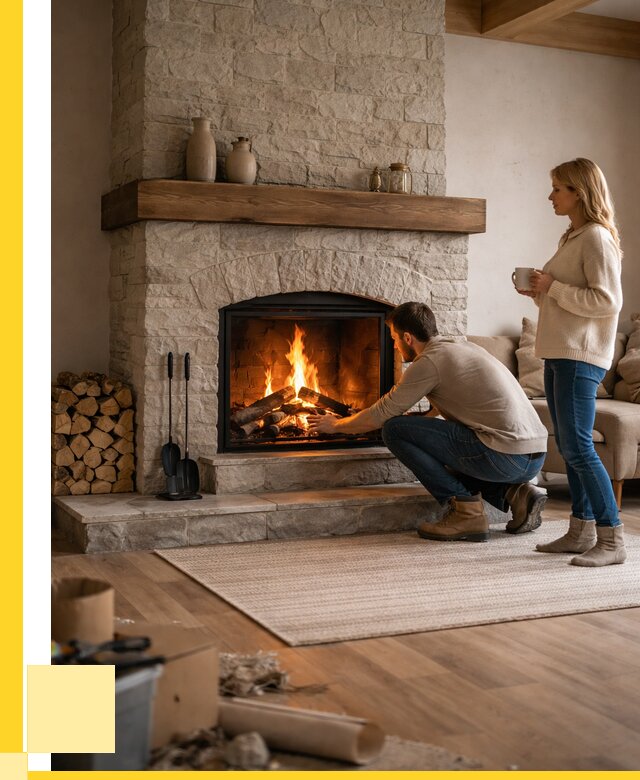 Камины для загородного дома в Оренбурге от 355915 р., ЭриданРнб