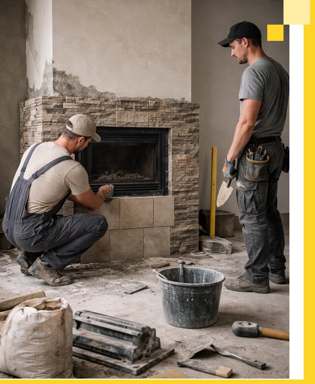 Камины под ключ в Оренбурге: проект, изготовление и монтаж