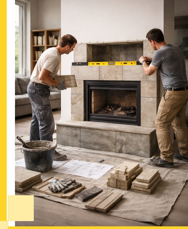 Монтаж каминов и установка в Оренбурге от 45761 р. | ЭриданРнб