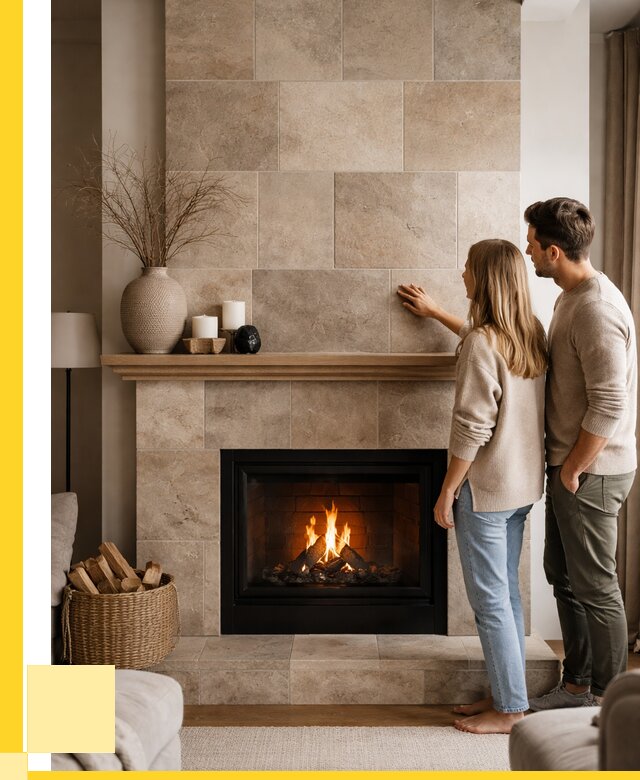 Облицовка каминов керамогранитом в Оренбурге от 4576 р. | ЭриданРнб