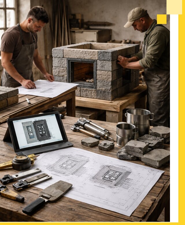 Разработка проектов печей с согласованием и монтажом в Оренбурге