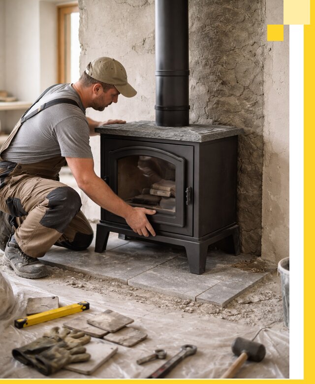 Профессиональный монтаж печей и каминов в Оренбурге под ключ