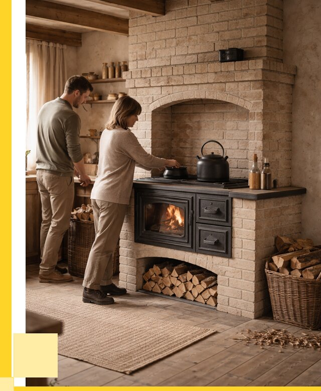 Печи с плитой в Оренбурге от 45761 р. | ЭриданРнб — кирпичная печь