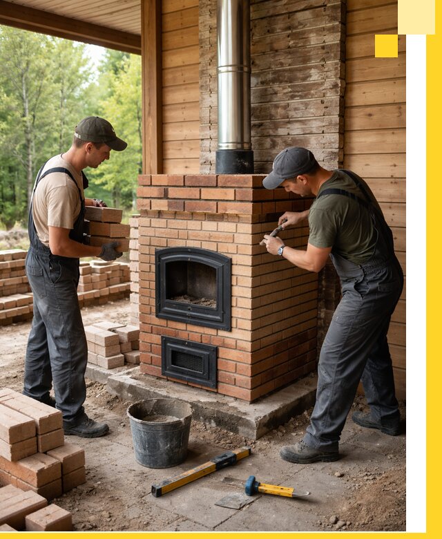 Производство и установка дачных печей под ключ в Оренбурге