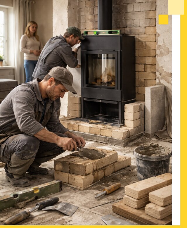 Печи и камины под ключ: проект, установка в Оренбурге