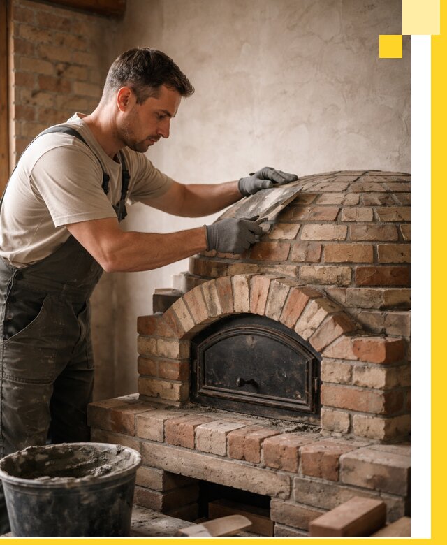 Изготовление и монтаж помпейских печей на заказ в Оренбурге