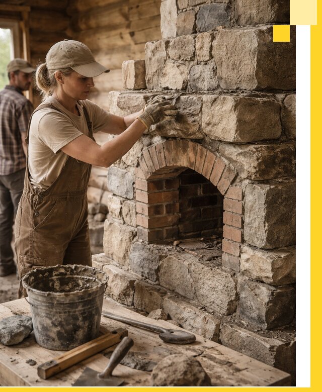 Каменные печи на заказ и монтаж в Оренбурге, долговечные решения