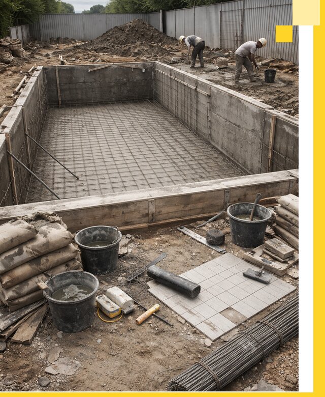 Строительство бассейнов под ключ в Оренбурге, дизайн и монтаж