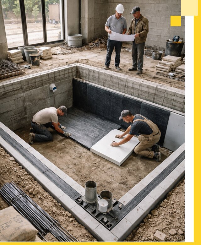 Проекты частных и общественных бассейнов под ключ в Оренбурге