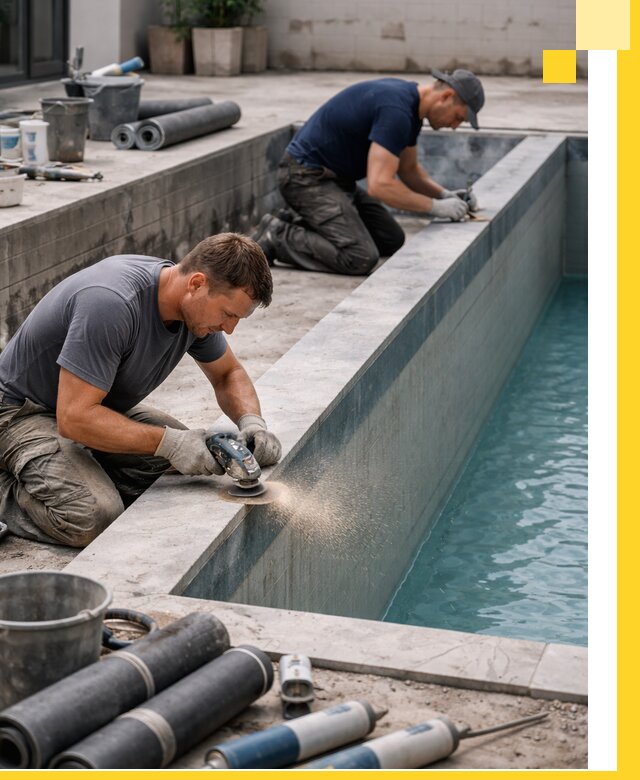 Профессиональный ремонт бассейнов под ключ в Оренбурге