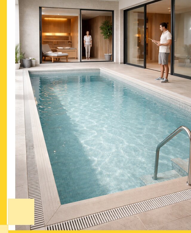 Отделка бассейна пленкой ПВХ в Оренбурге от 3559 р. - ЭриданРнб