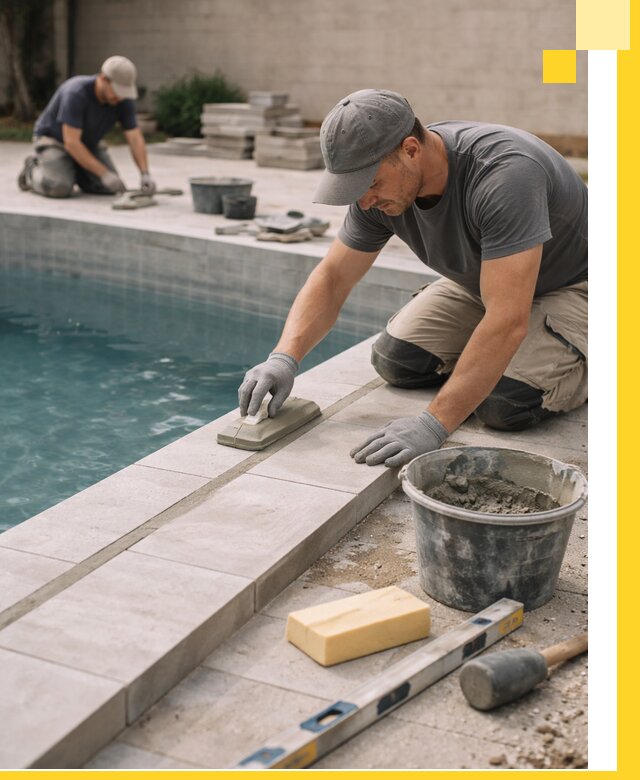 Отделка бассейнов в Оренбурге: декоративная отделка и гидроизоляция