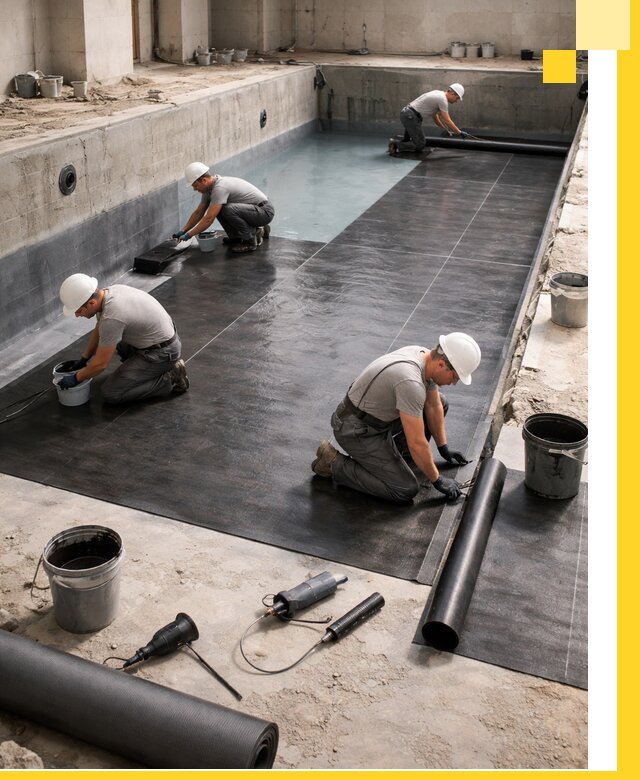 Профессиональная гидроизоляция бассейнов и чаш в Оренбурге под ключ