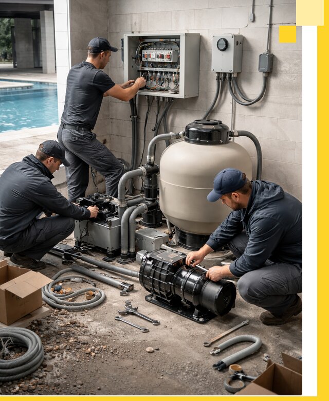 Профессиональный монтаж оборудования для бассейнов в Оренбурге