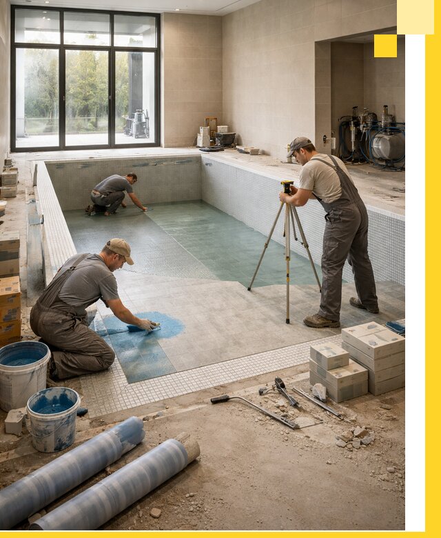 Проект и строительство закрытых бассейнов в Оренбурге под ключ