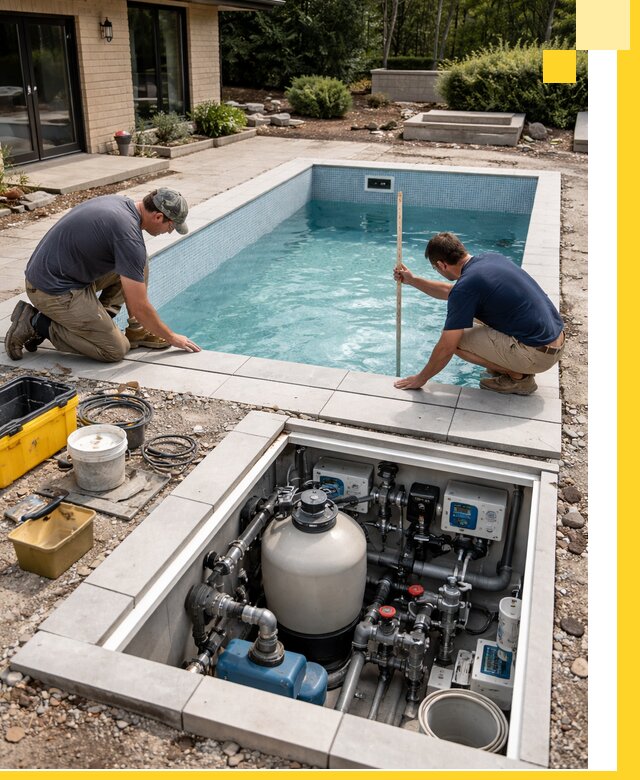 Строительство качественных домашних бассейнов под ключ в Оренбурге