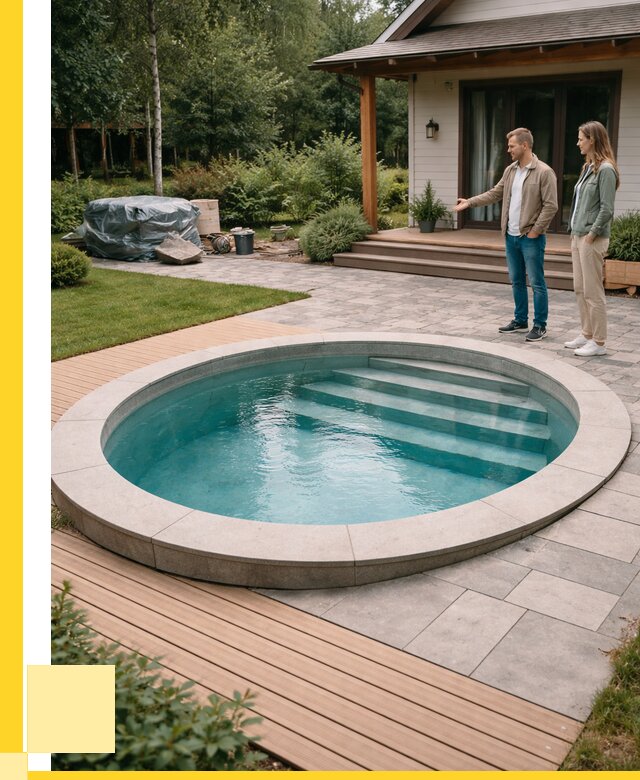 Бассейн на даче под ключ в Оренбурге от 203380 р., ЭриданРнб