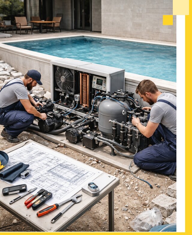 Проектирование и монтаж бассейнов с подогревом в Оренбурге