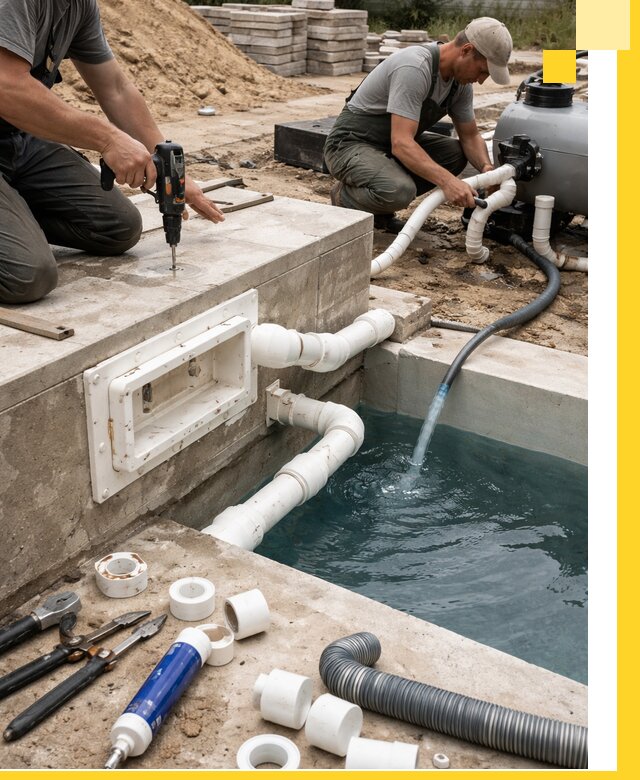 Строительство скиммерных бассейнов под ключ в Оренбурге