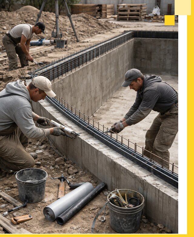 Качественный монтаж чаши бассейна в Оренбурге под ключ с гарантией