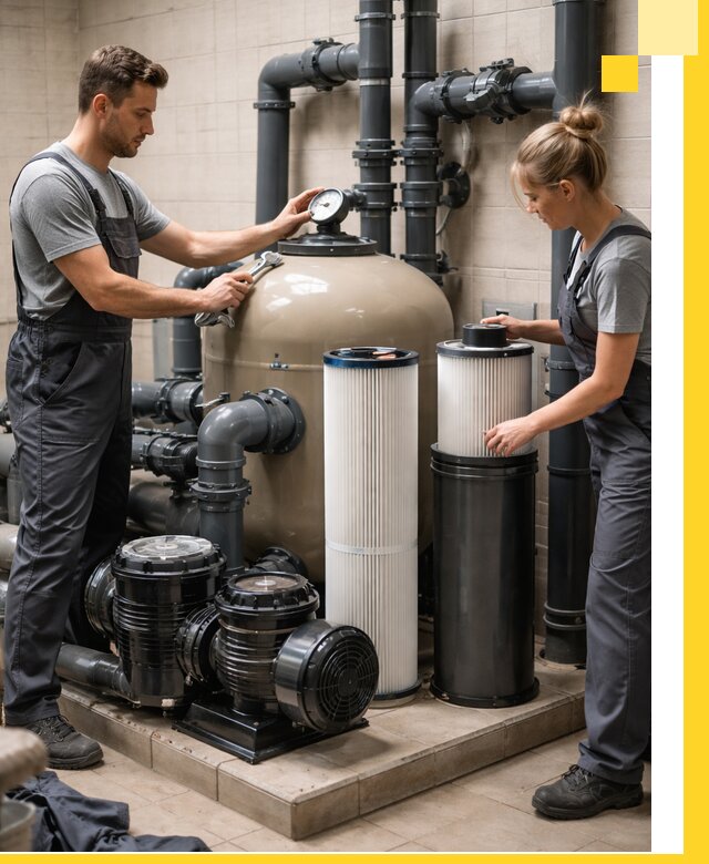 Фильтры и системы фильтрации для бассейнов в Оренбурге