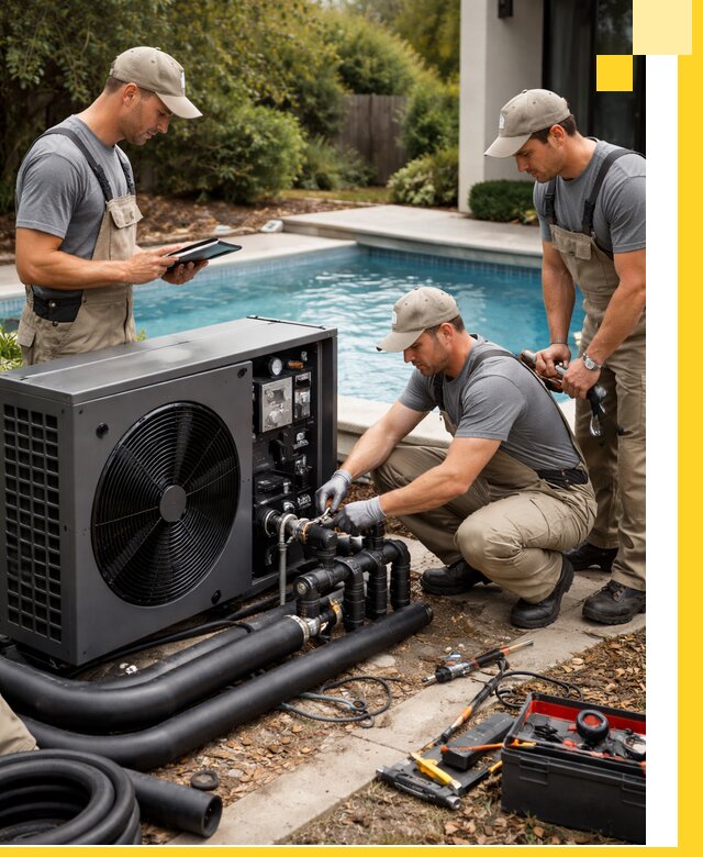 Проектирование и установка тепловых насосов для бассейнов в Оренбурге