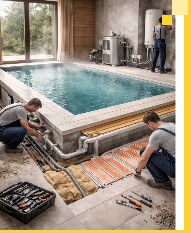 Проектирование и строительство тёплых бассейнов в Оренбурге