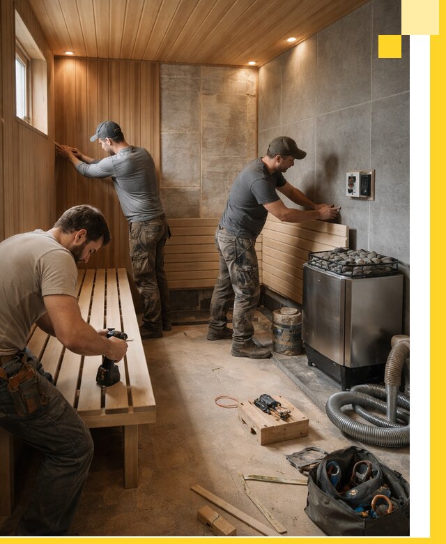 Сауны под ключ в Оренбурге, проектирование, строительство, отделка