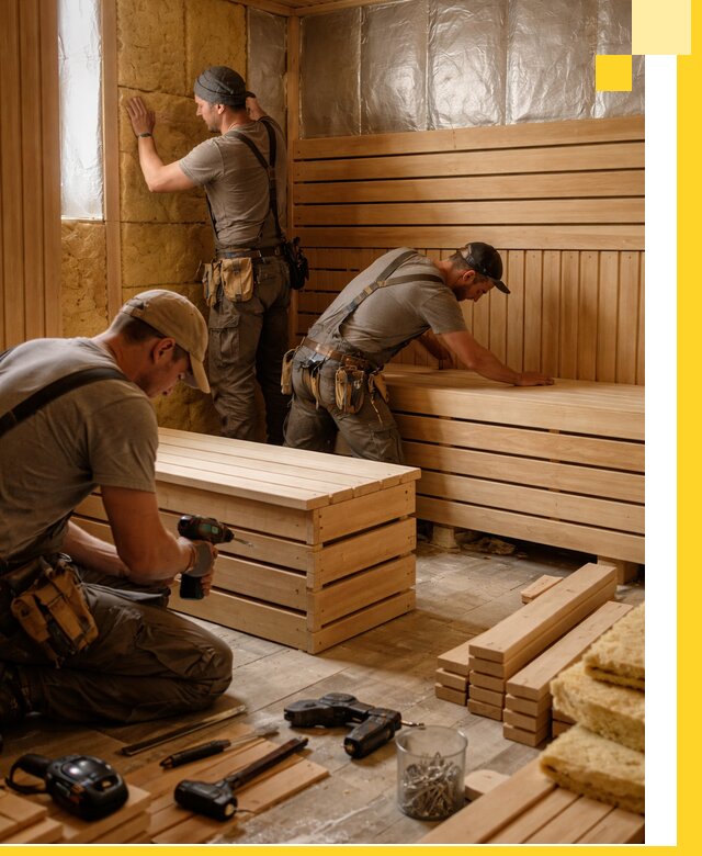 Профессиональное строительство саун под ключ в Оренбурге