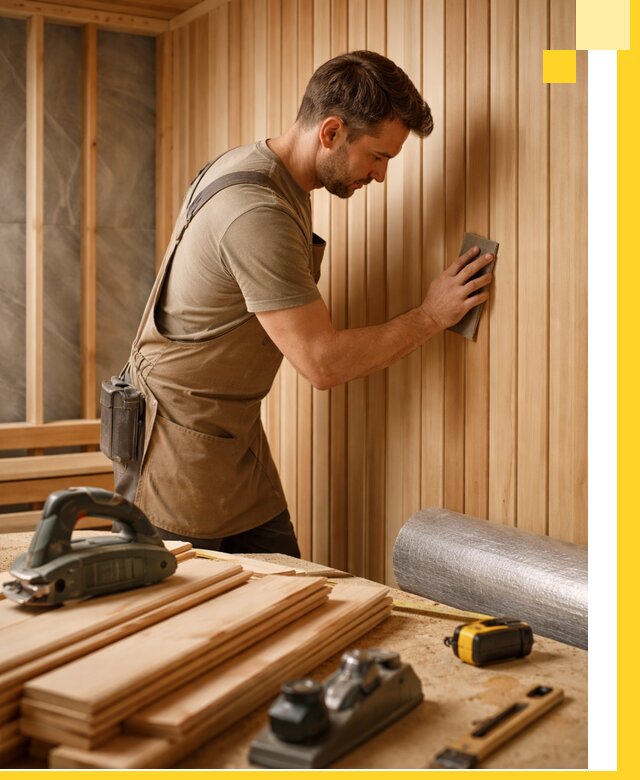 Профессиональная отделка саун и парных под ключ в Оренбурге