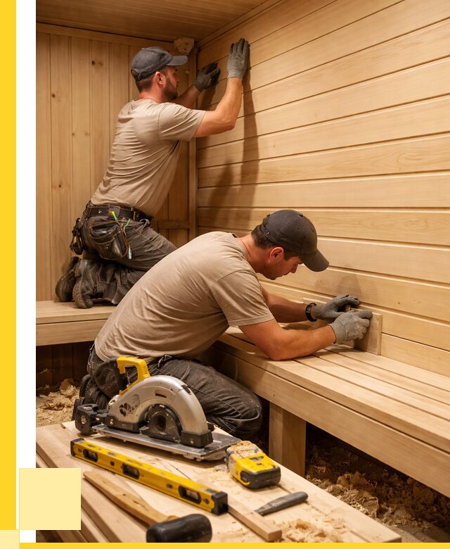 Обшивка саун вагонкой в Оренбурге от 2542 р. | ЭриданРнб