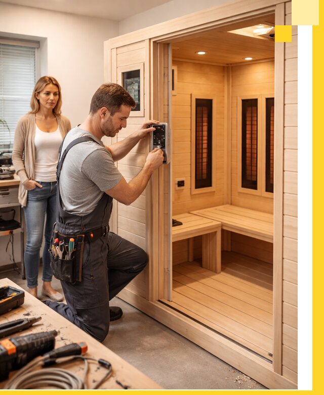 Инфракрасные сауны под ключ в Оренбурге продажа и установка