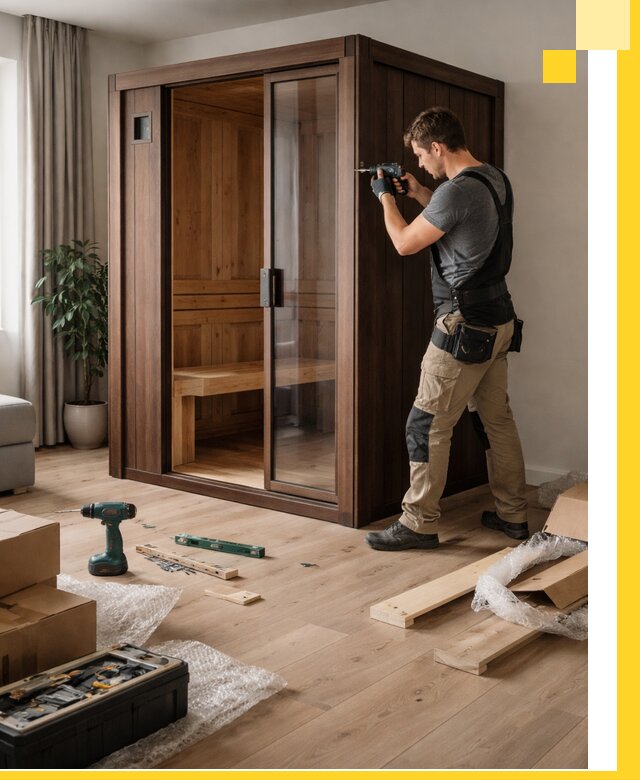 Установка и производство мини саун под ключ в Оренбурге