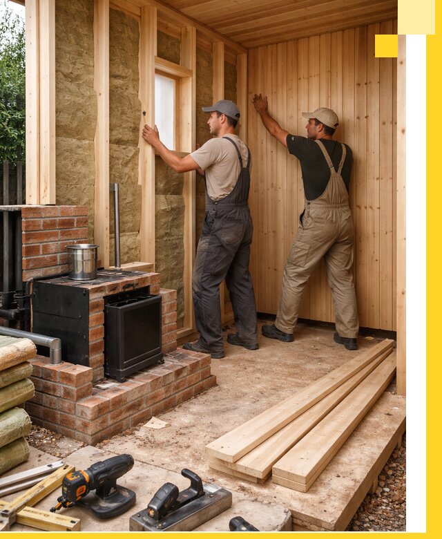 Строительство и установка дачных саун под ключ в Оренбурге