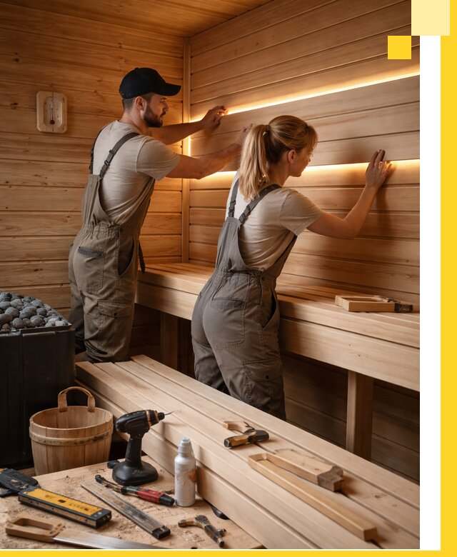 Дизайн саун и бань под ключ с индивидуальным проектом в Оренбурге