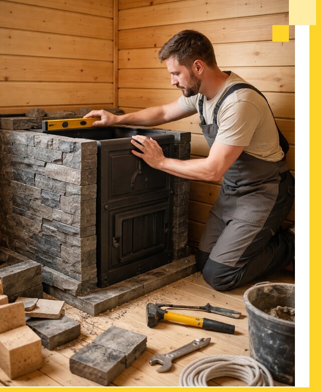 Производство и установка печей для саун под ключ в Оренбурге