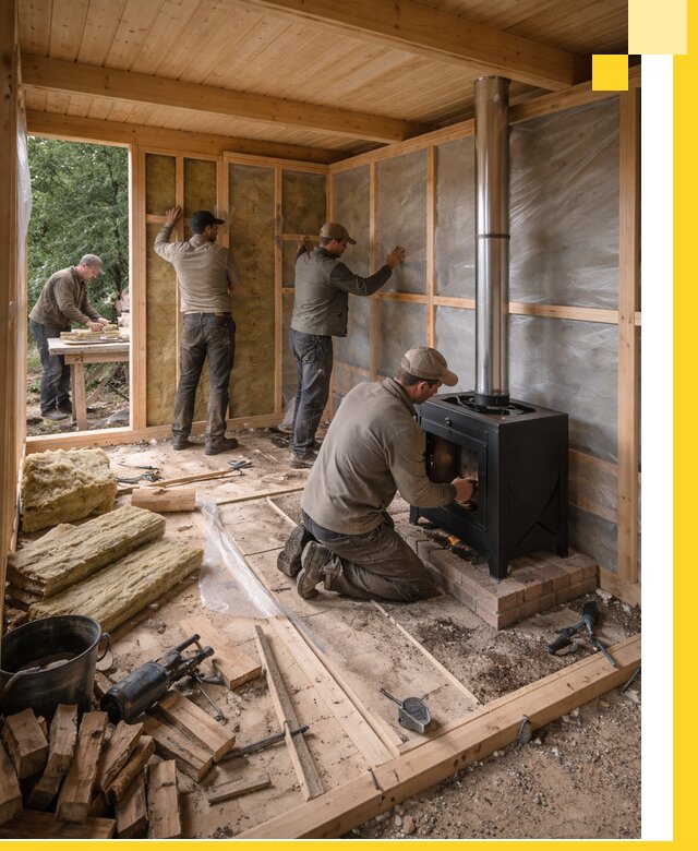 Профессиональный монтаж бань под ключ в Оренбурге для дома