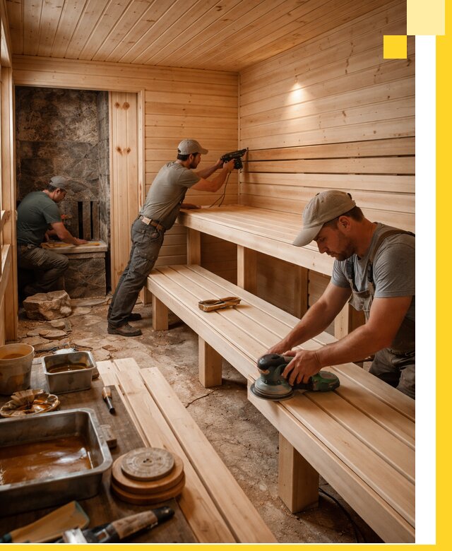 Профессиональная отделка бань в Оренбурге под ключ, с гарантией