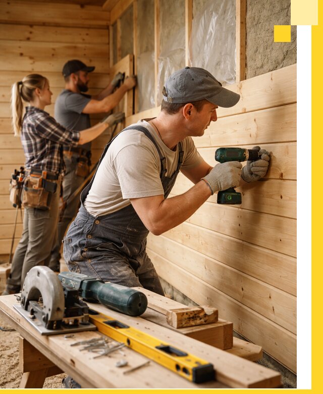 Обшивка бань под ключ в Оренбурге: отделка стен и потолков