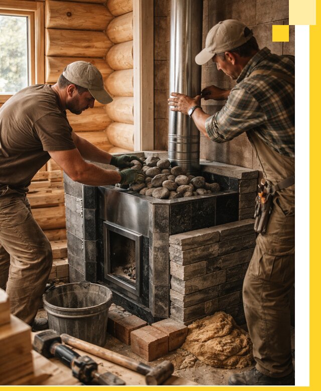 Строительство и отделка русских бань под ключ в Оренбурге