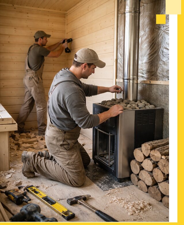 Строительство деревянных бань под ключ в Оренбурге проекты и монтаж