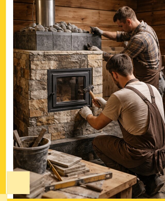 Облицовка банной печи в Оренбурге от 15254 р. | ЭриданРнб