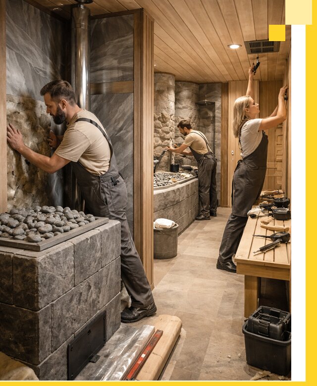 Строительство бань и SPA процедур в Оренбурге под ключ и отделкой