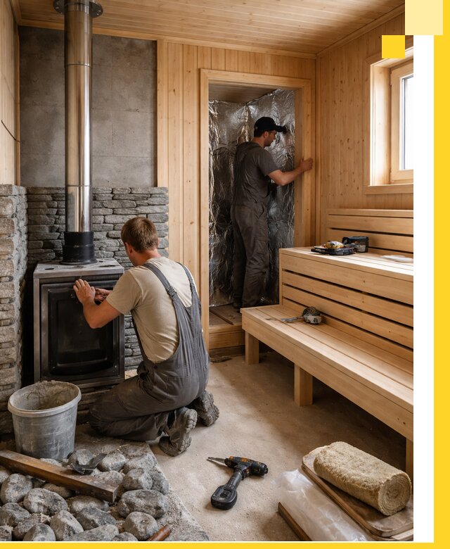 Строительство и изготовление бань под ключ в Оренбурге